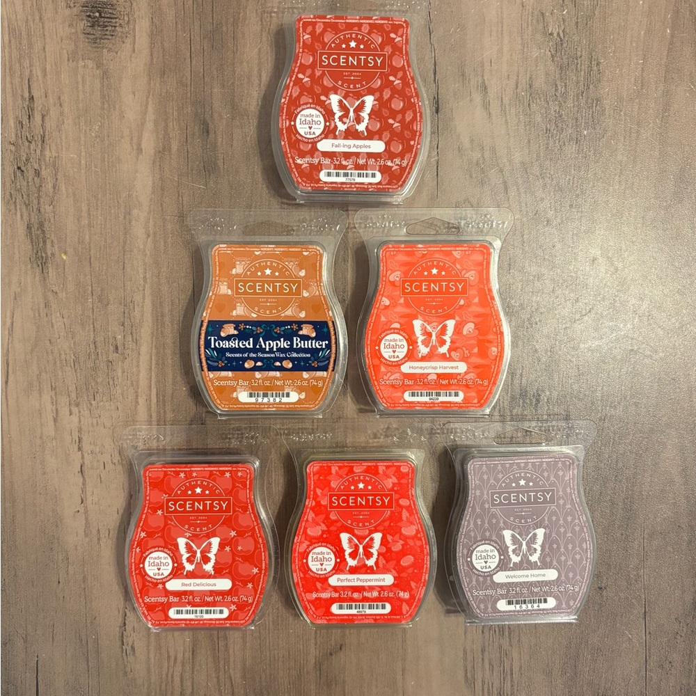 ⭐️ NEW 6 pack Scentsy homey Melts ⭐️